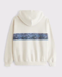 Nautical Graphic Popover Hoodie