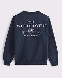 The White Lotus Graphic Crew Sweatshirt