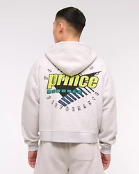 Prince Tennis Cropped Full-Zip Hoodie