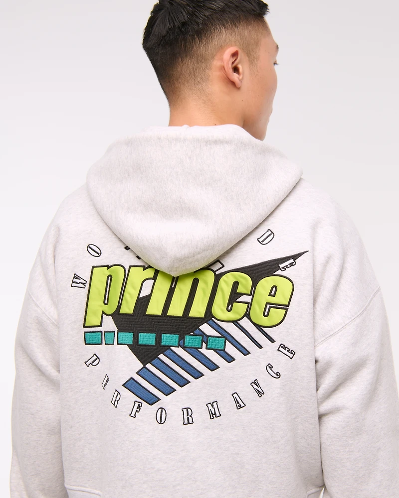 Prince Tennis Cropped Full-Zip Hoodie