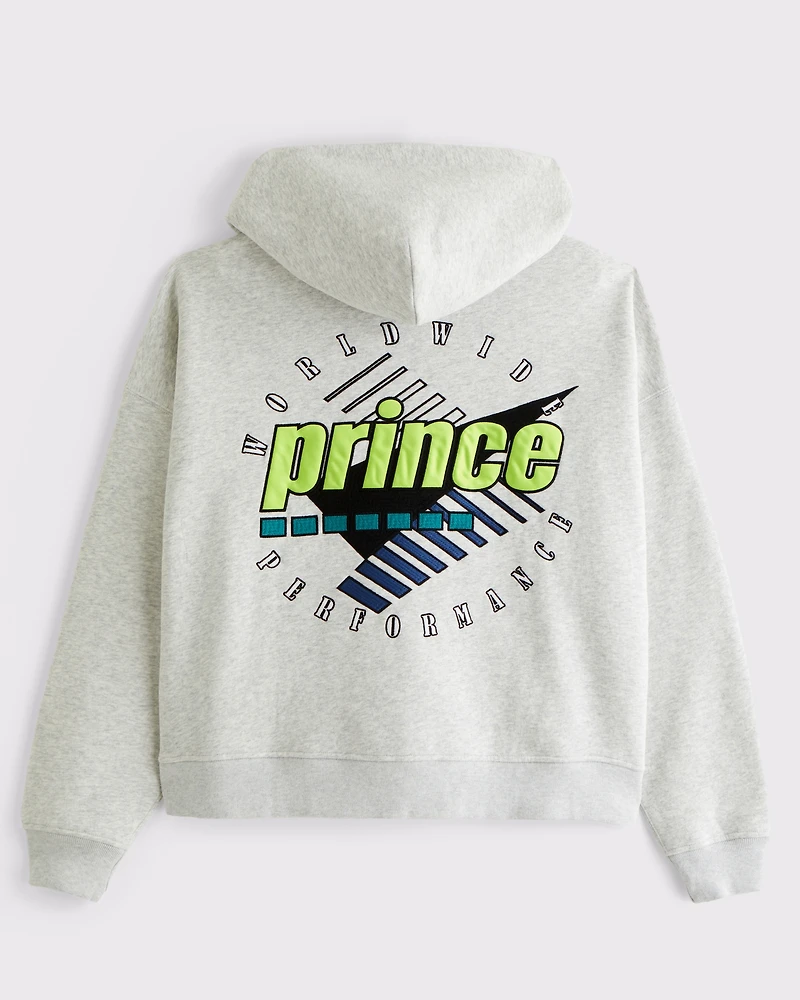 Prince Tennis Cropped Full-Zip Hoodie