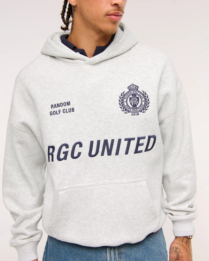 Random Golf Club Graphic Popover Hoodie