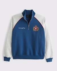 Random Golf Club Graphic Half-Zip Sweatshirt