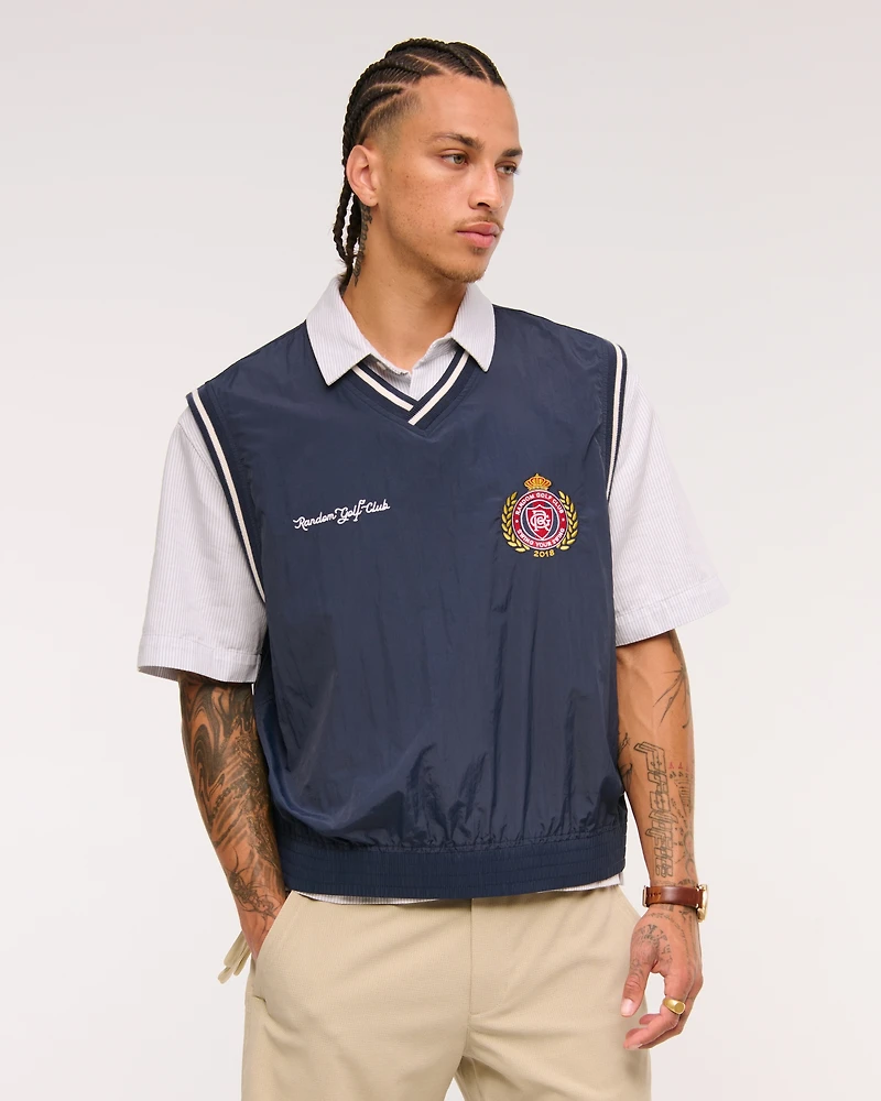 Random Golf Club Nylon Vest