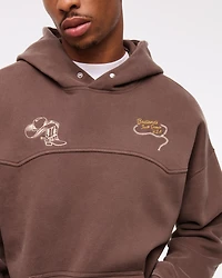 Western Graphic Popover Hoodie
