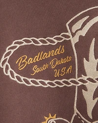 Western Graphic Popover Hoodie