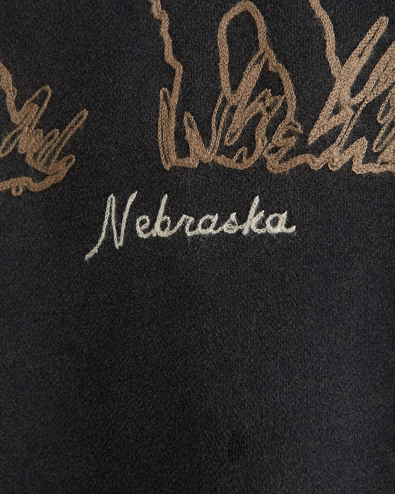 Western Graphic Popover Hoodie