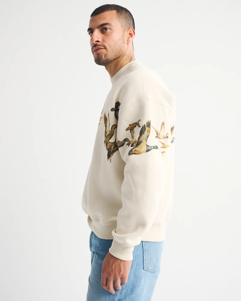 Countryside Graphic Crew Sweatshirt