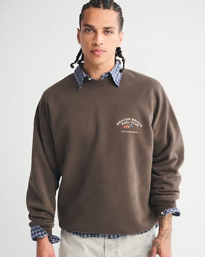 Countryside Graphic Crew Sweatshirt