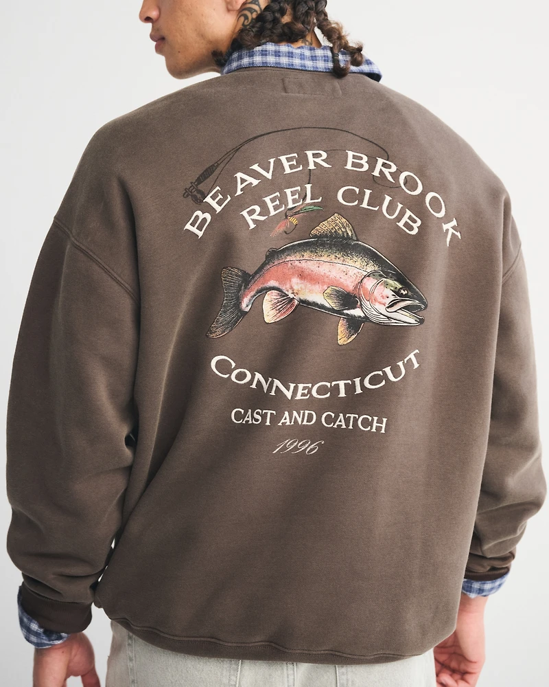 Countryside Graphic Crew Sweatshirt