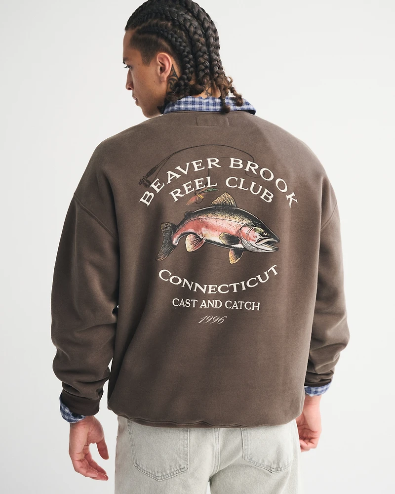 Countryside Graphic Crew Sweatshirt