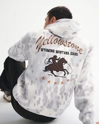 Yellowstone Graphic Popover Hoodie