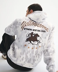 Yellowstone Graphic Popover Hoodie