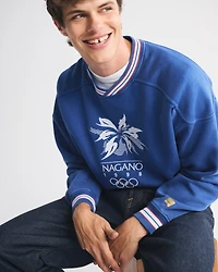 Olympics Graphic Crew Sweatshirt