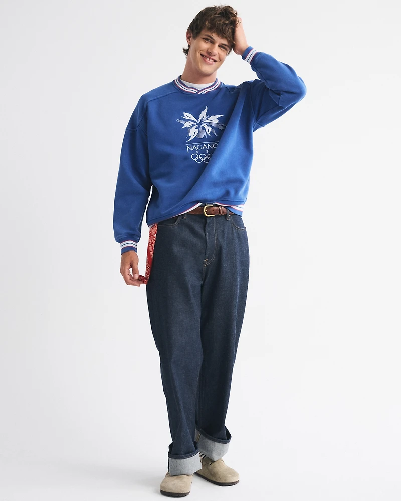 Olympics Graphic Crew Sweatshirt