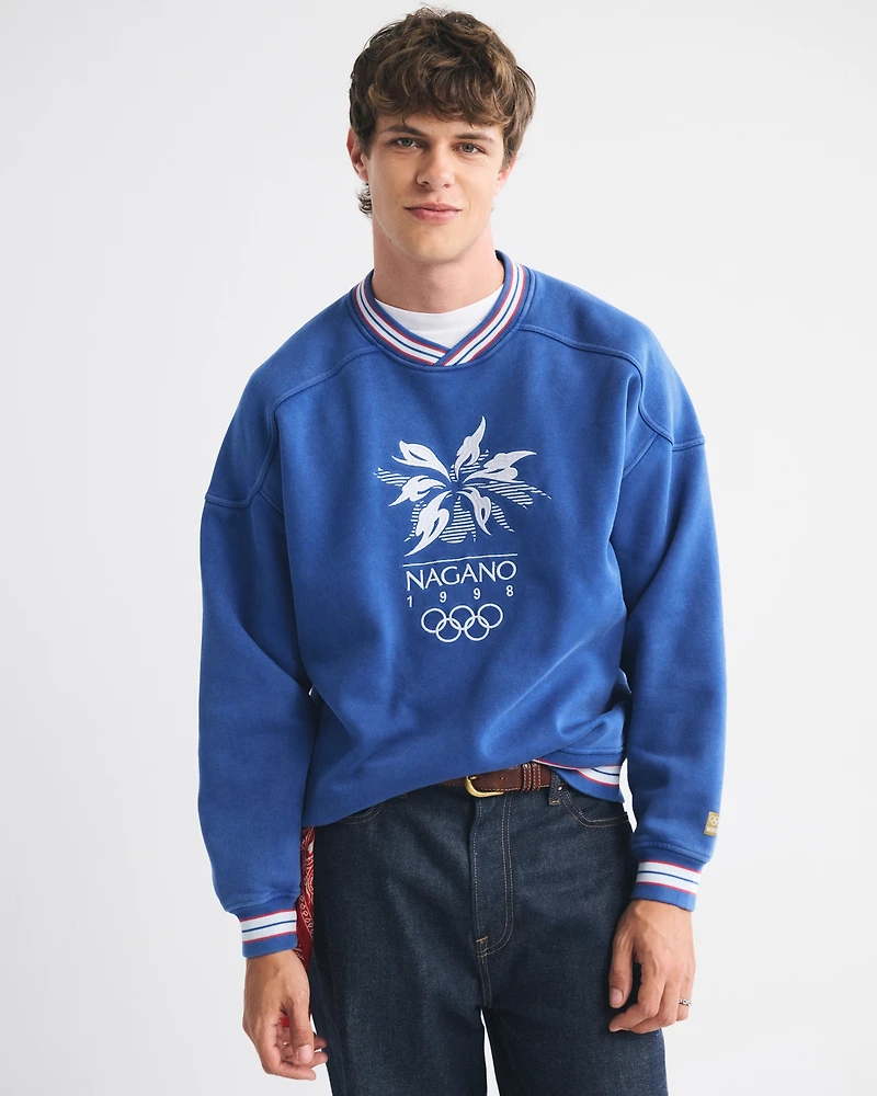 Olympics Graphic Crew Sweatshirt