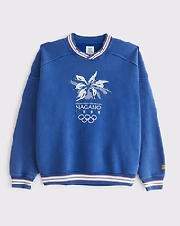 Olympics Graphic Crew Sweatshirt
