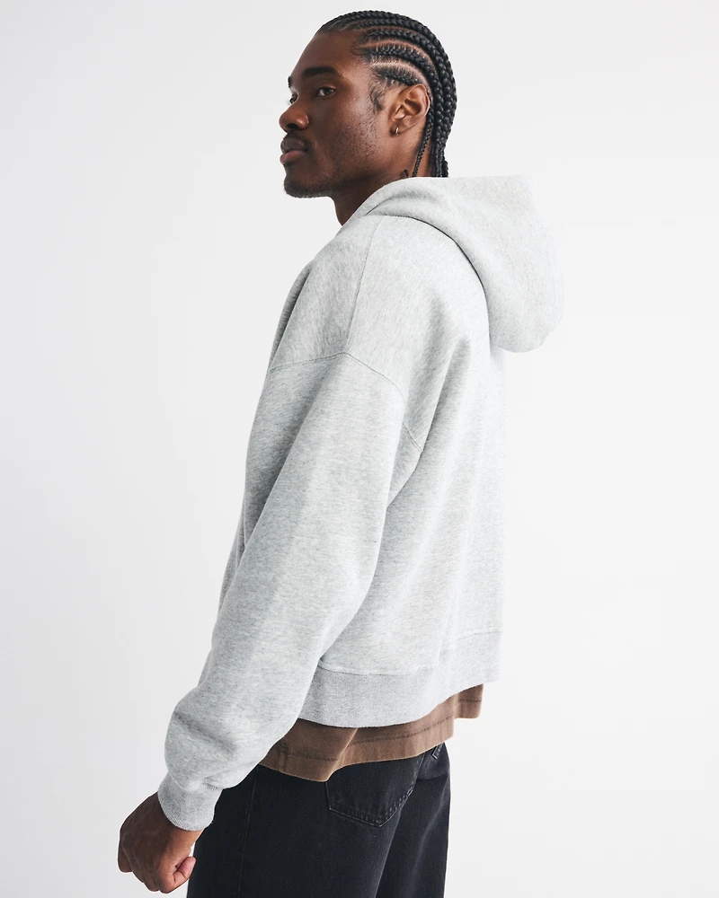 Mack Truck Cropped Full-Zip Hoodie
