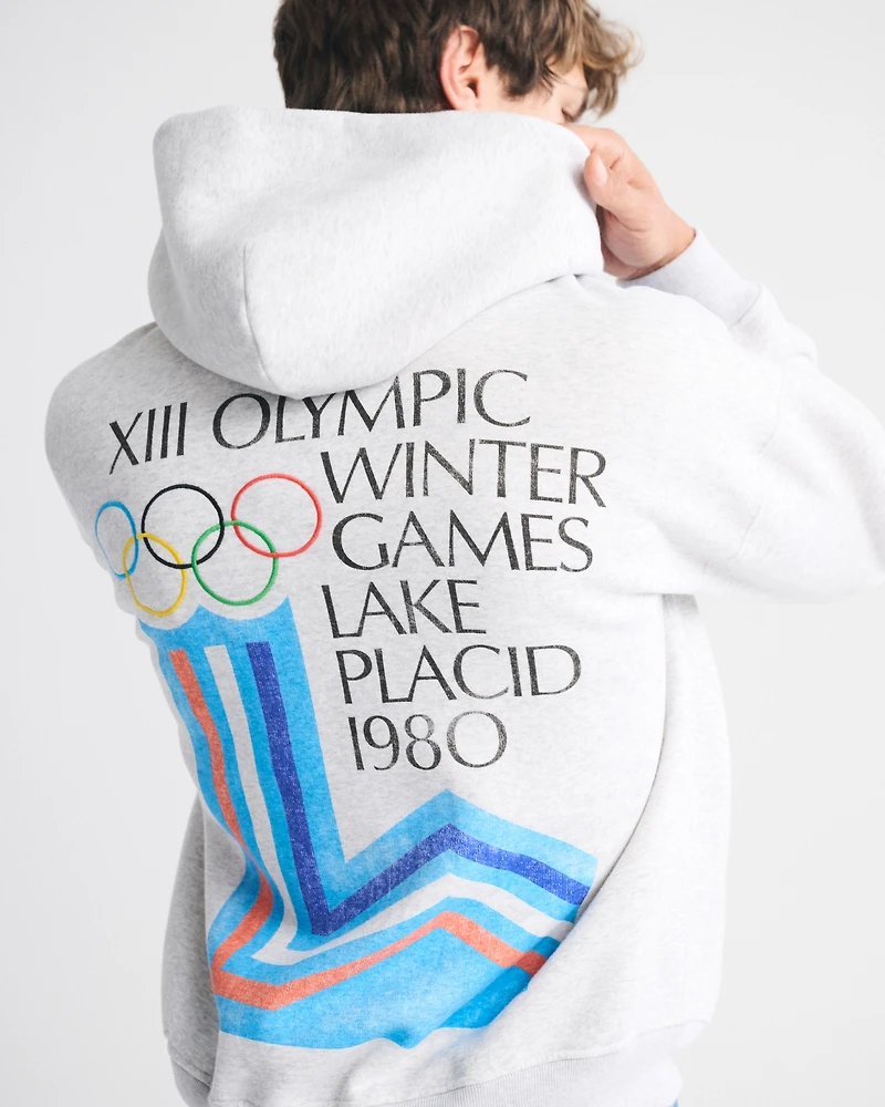 Olympics Hockey Jersey-Inspired Sweatshirt