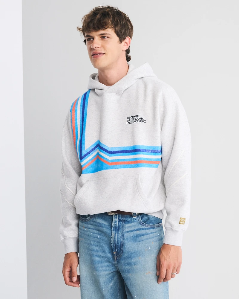 Olympics Hockey Jersey-Inspired Sweatshirt