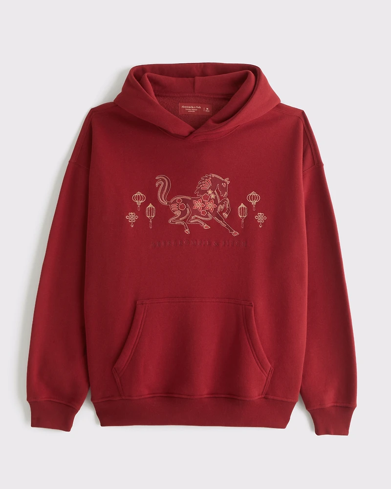 Lunar New Year Logo Popover Hoodie