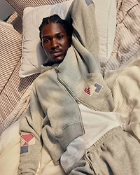 Essential Cropped Full-Zip Hoodie