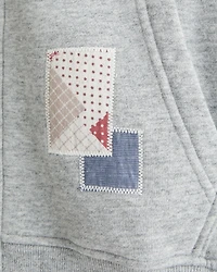 Essential Cropped Full-Zip Hoodie