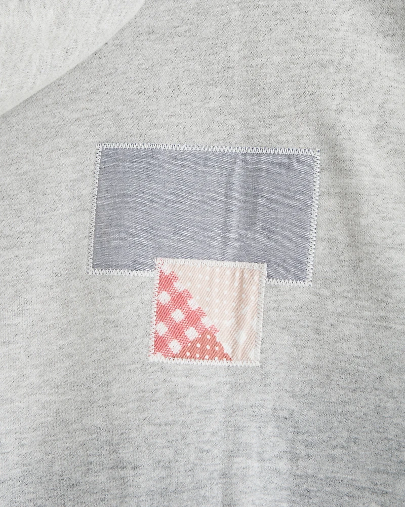 Essential Cropped Full-Zip Hoodie