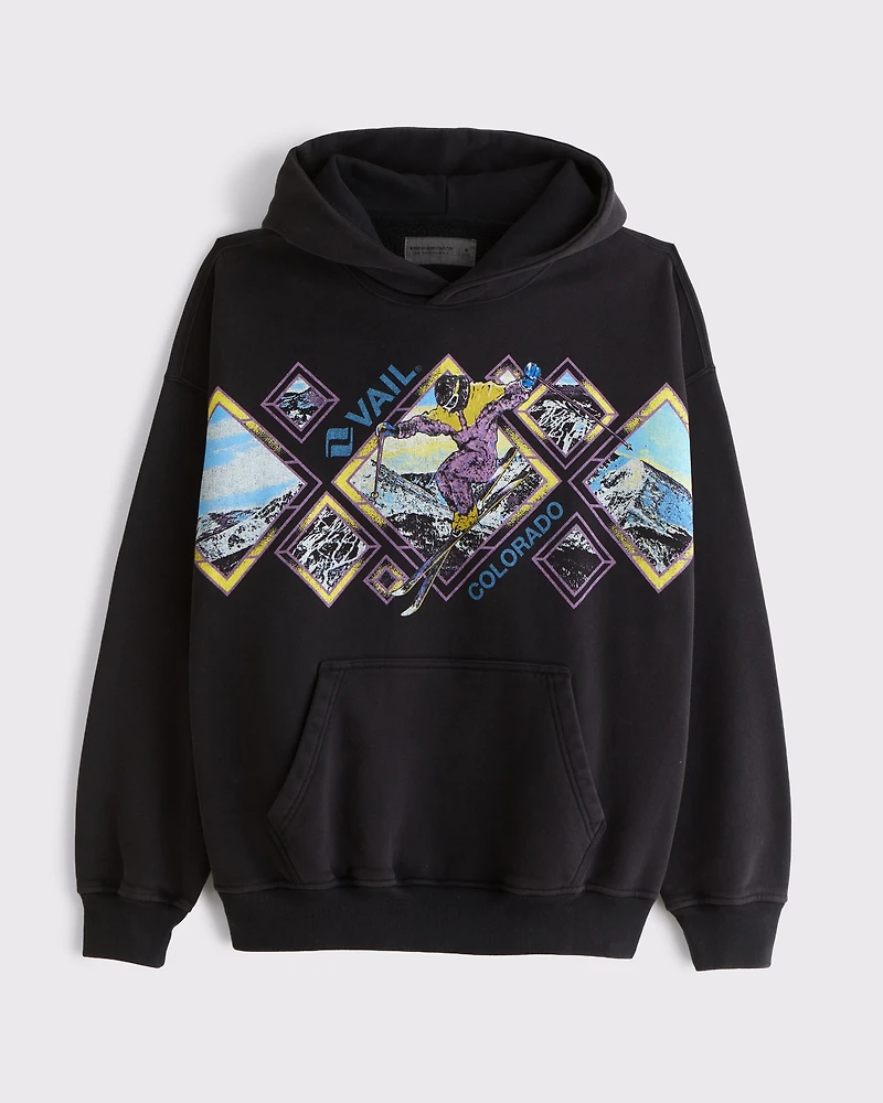 Vail Graphic Popover Hoodie