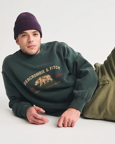 Graphic Logo Crew Sweatshirt