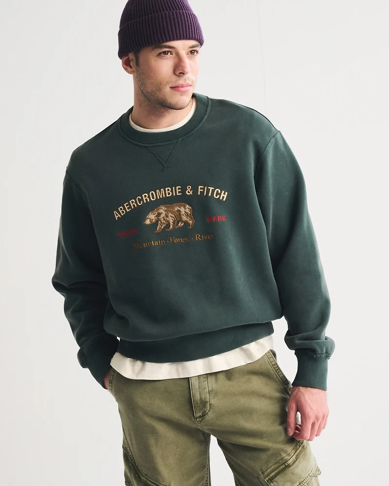 Graphic Logo Crew Sweatshirt