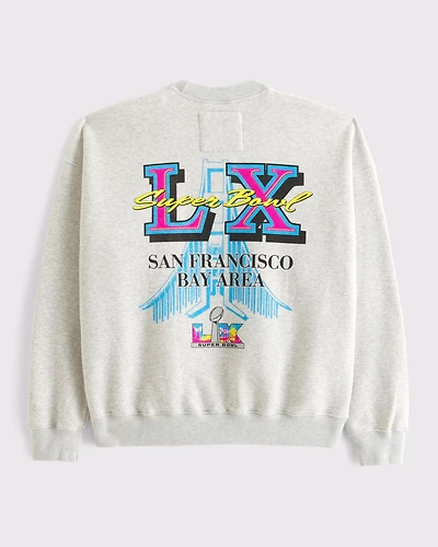 Super Bowl Graphic Crew Sweatshirt