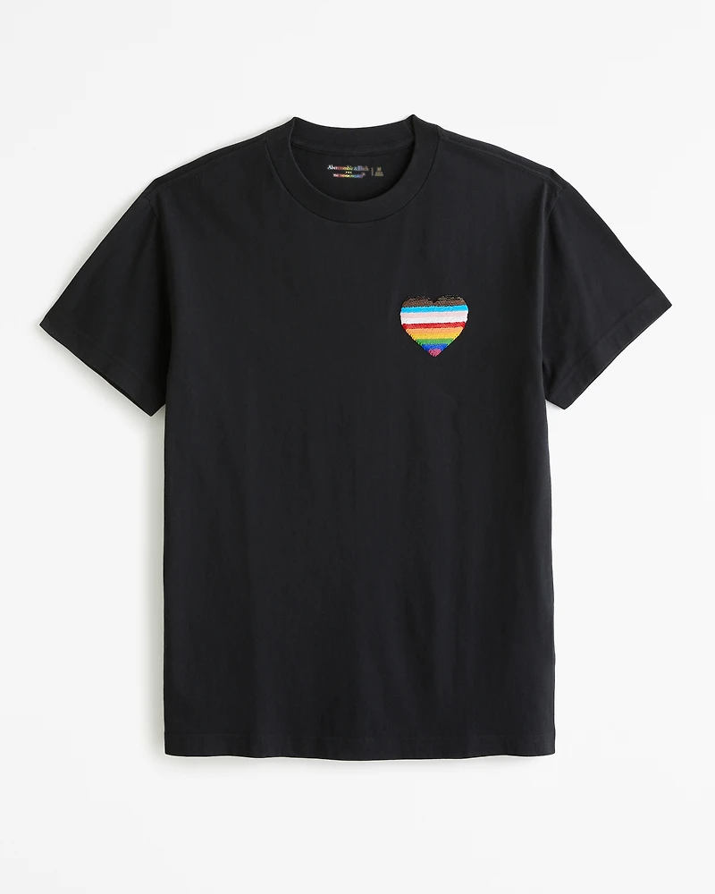 Pride Glitter Heart Tee