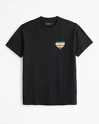 Pride Glitter Heart Tee