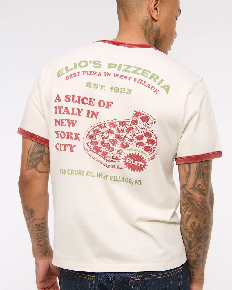 Cocktail Lounge Shrunken Graphic Tee