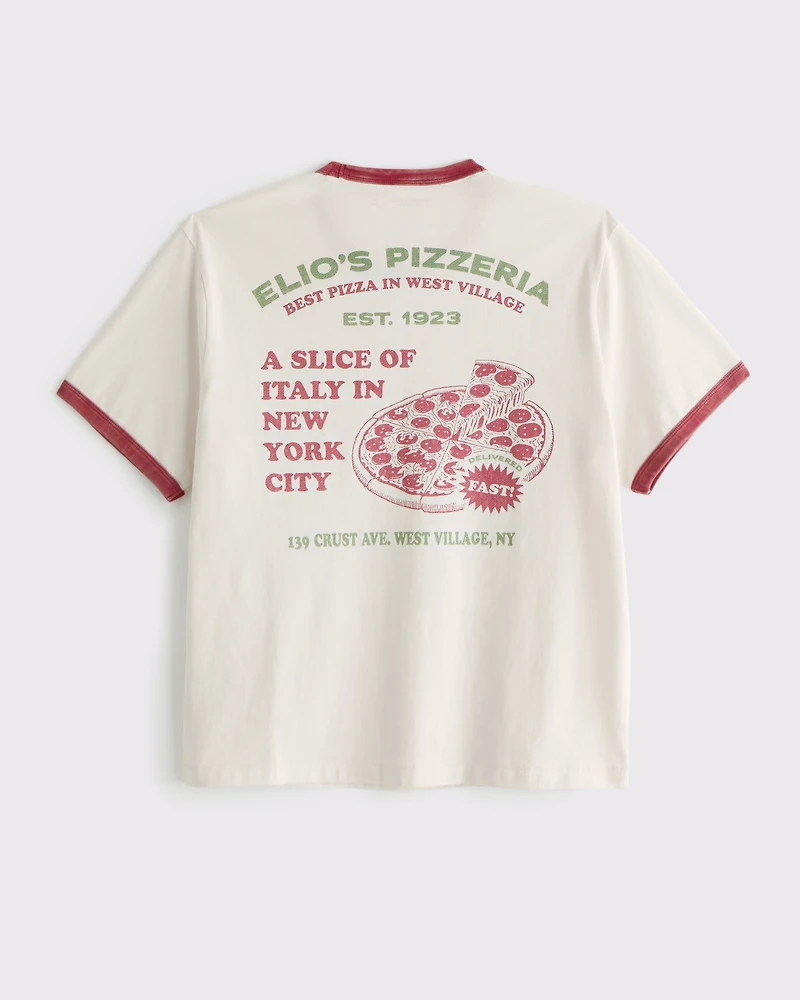 Cocktail Lounge Shrunken Graphic Tee