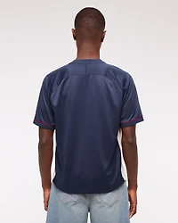 Cropped Soccer-Inspired Graphic Tee