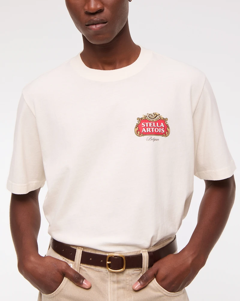 Stella Artois Vintage-Inspired Graphic Tee