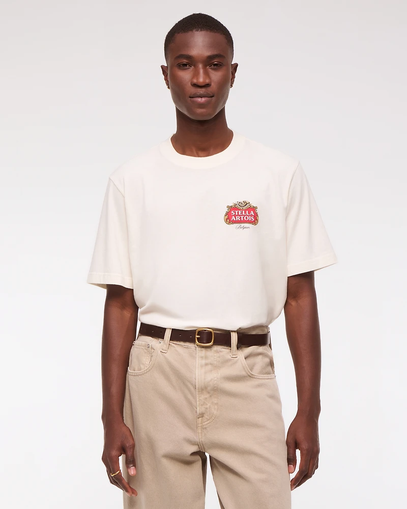 Stella Artois Vintage-Inspired Graphic Tee
