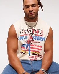 Premium Heavyweight Cropped Bruce Springsteen Tank