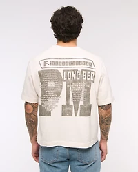 Cropped Post Malone Graphic Tee