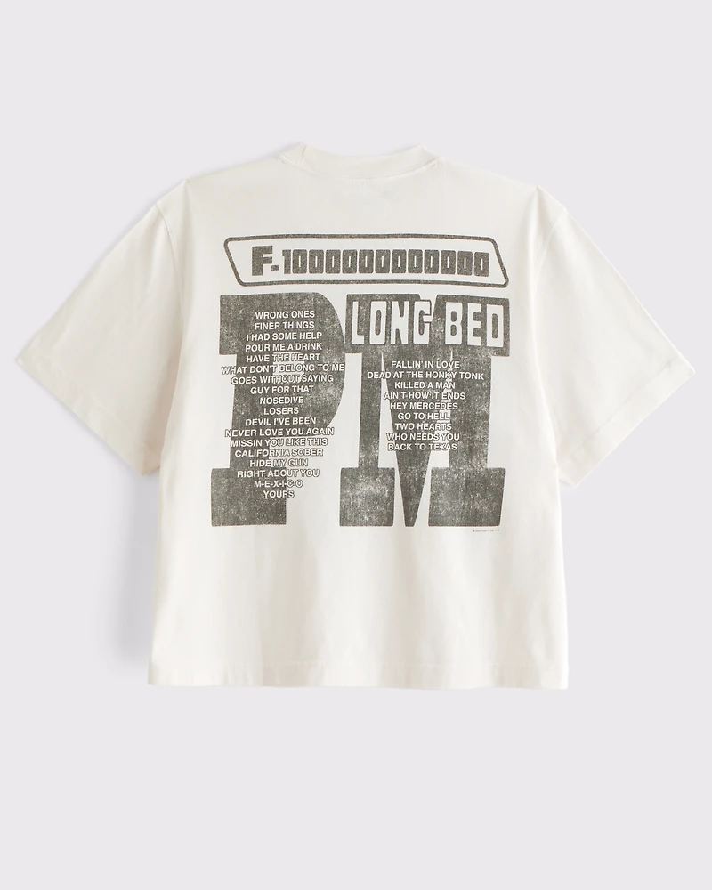 Cropped Post Malone Graphic Tee