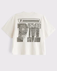 Cropped Post Malone Graphic Tee