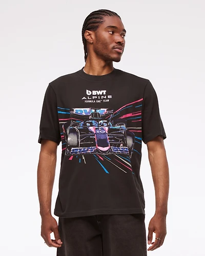 Alpine Racing Vintage-Inspired Graphic Tee