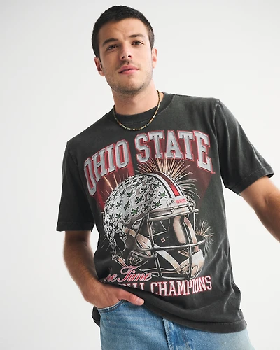 The Ohio State University Vintage-Inspired Graphic Tee