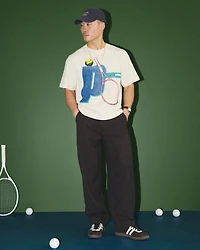 Camiseta gráfica recortada Prince Tennis Vintage-Inspired