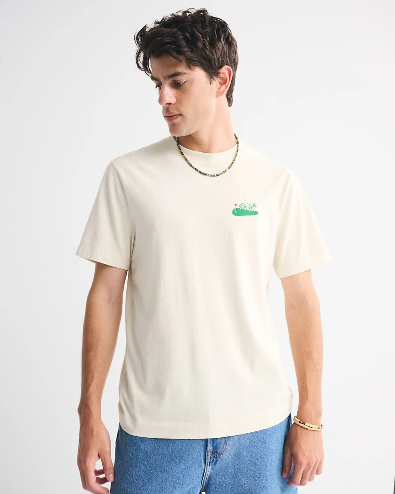 Camiseta gráfica de golf