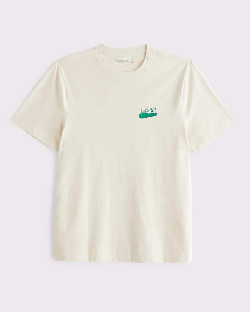 Camiseta gráfica de golf