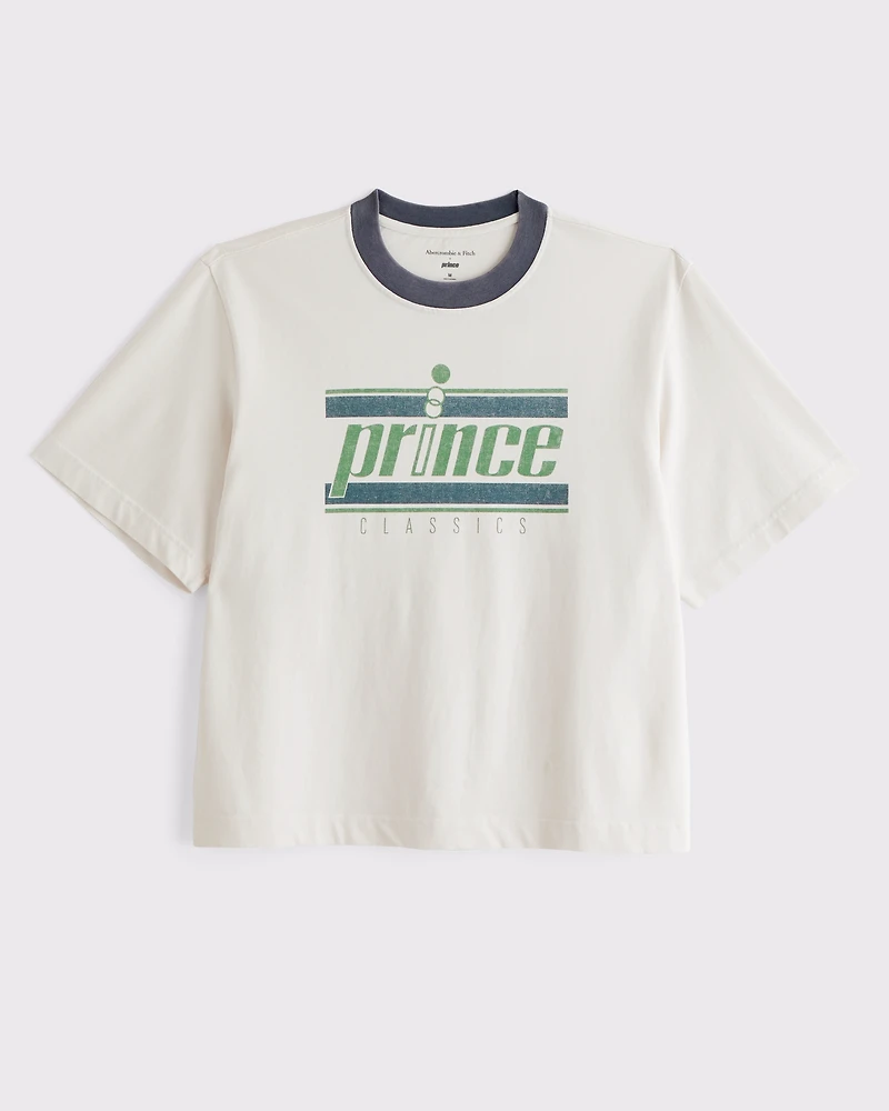 Premium Heavyweight 2.0 Prince Tennis Cropped Graphic Tee