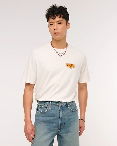 Patches Vintage-Inspired Graphic Tee